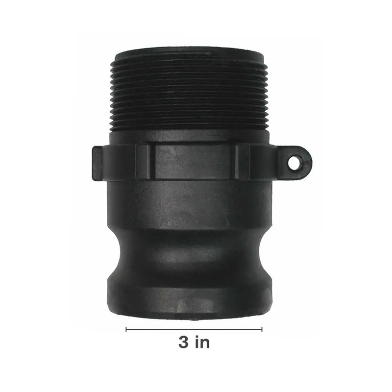 Type F Polypropylene Camlock, 3"-zoom-