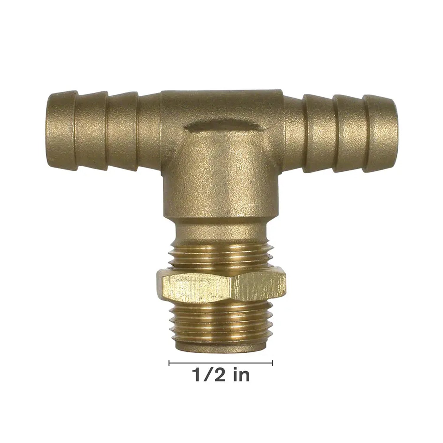Tee Nozzle Body, 1/2" Barb-zoom-1