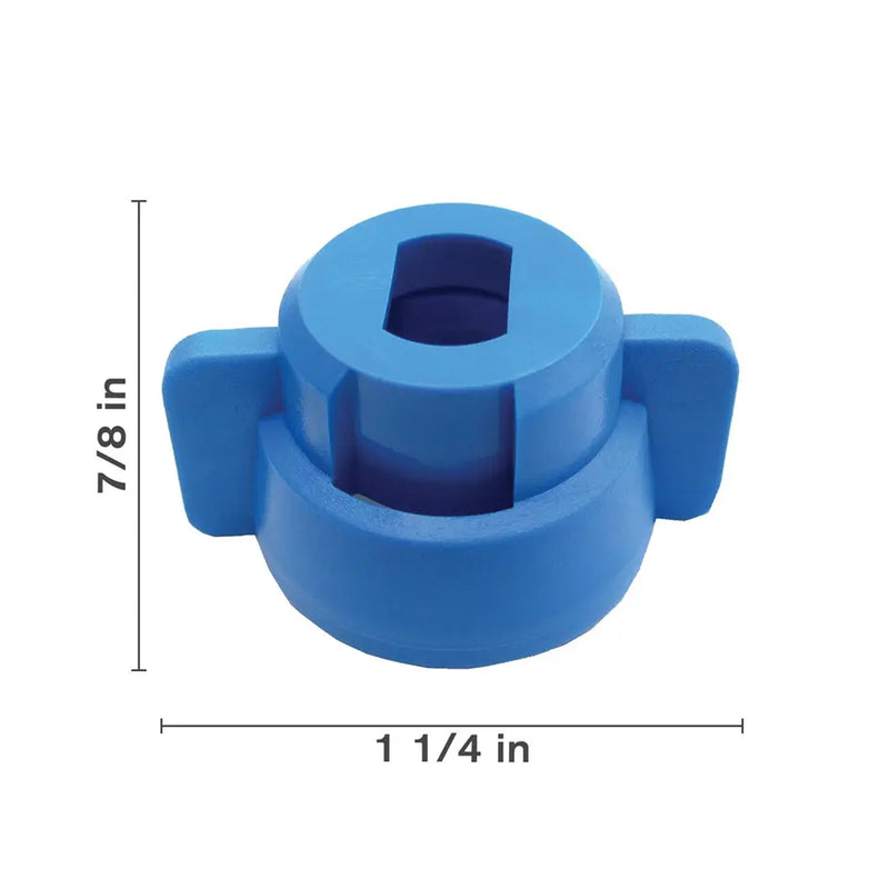 ISO Bayonet Nozzle Cap, Blue-zoom-
