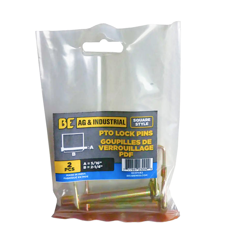 Square Locking Pins 5/16" × 2-1/4" Snapper-Style 2-Pack – 904PAB2-zoom-