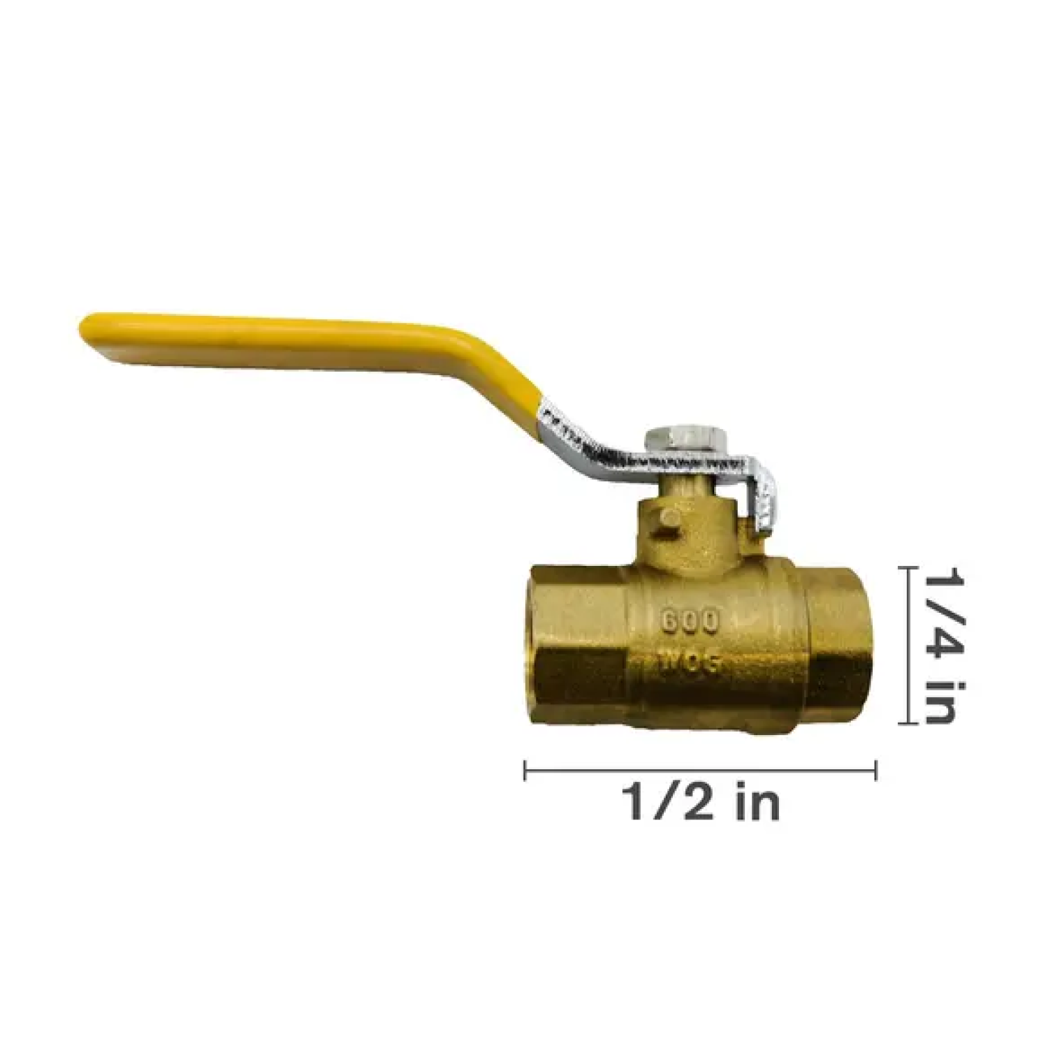 1/4" FNPT Brass Ball Valve