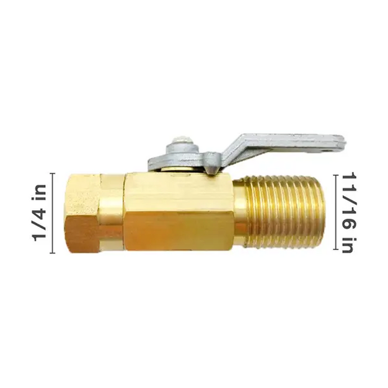 1/4" FNPT X 11/16" MNPT Nozzle Ball Valve-zoom-