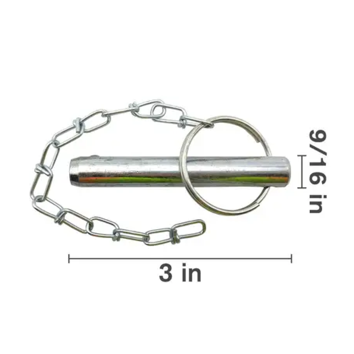 9/16" X 3" Replacement Pin and Chain