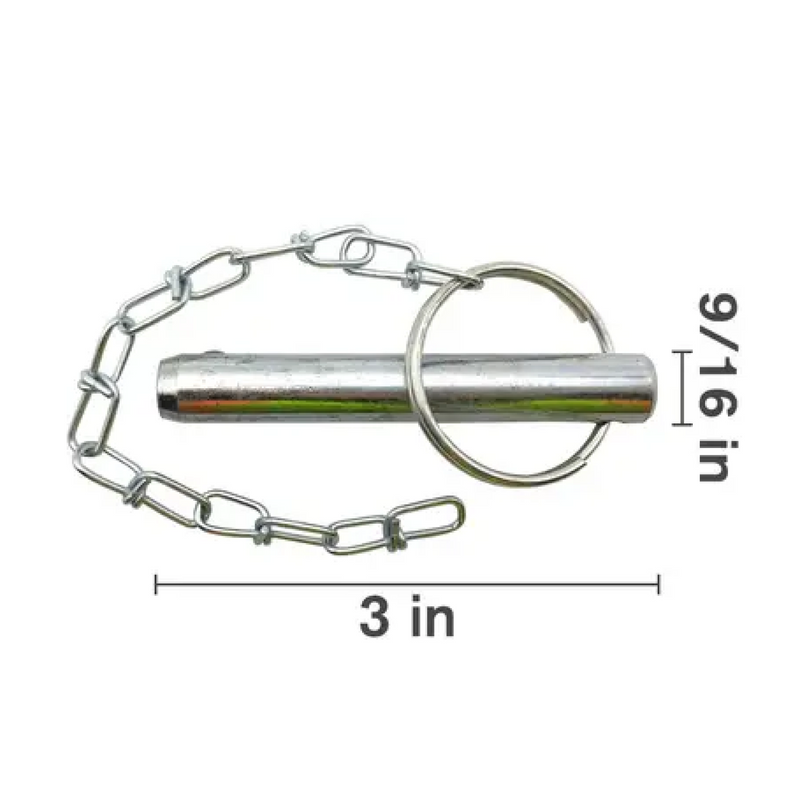 9/16" X 3" Replacement Pin and Chain-zoom-