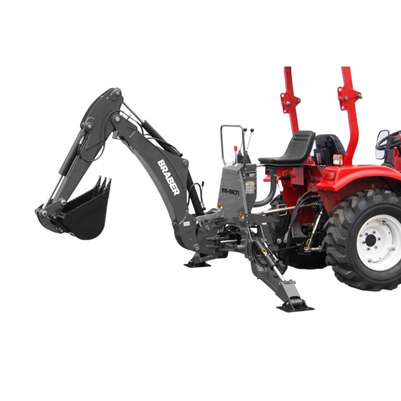 3-Point Backhoe Attachment 7'2" Dig Depth 40/100 HP – BE-BK71-zoom-