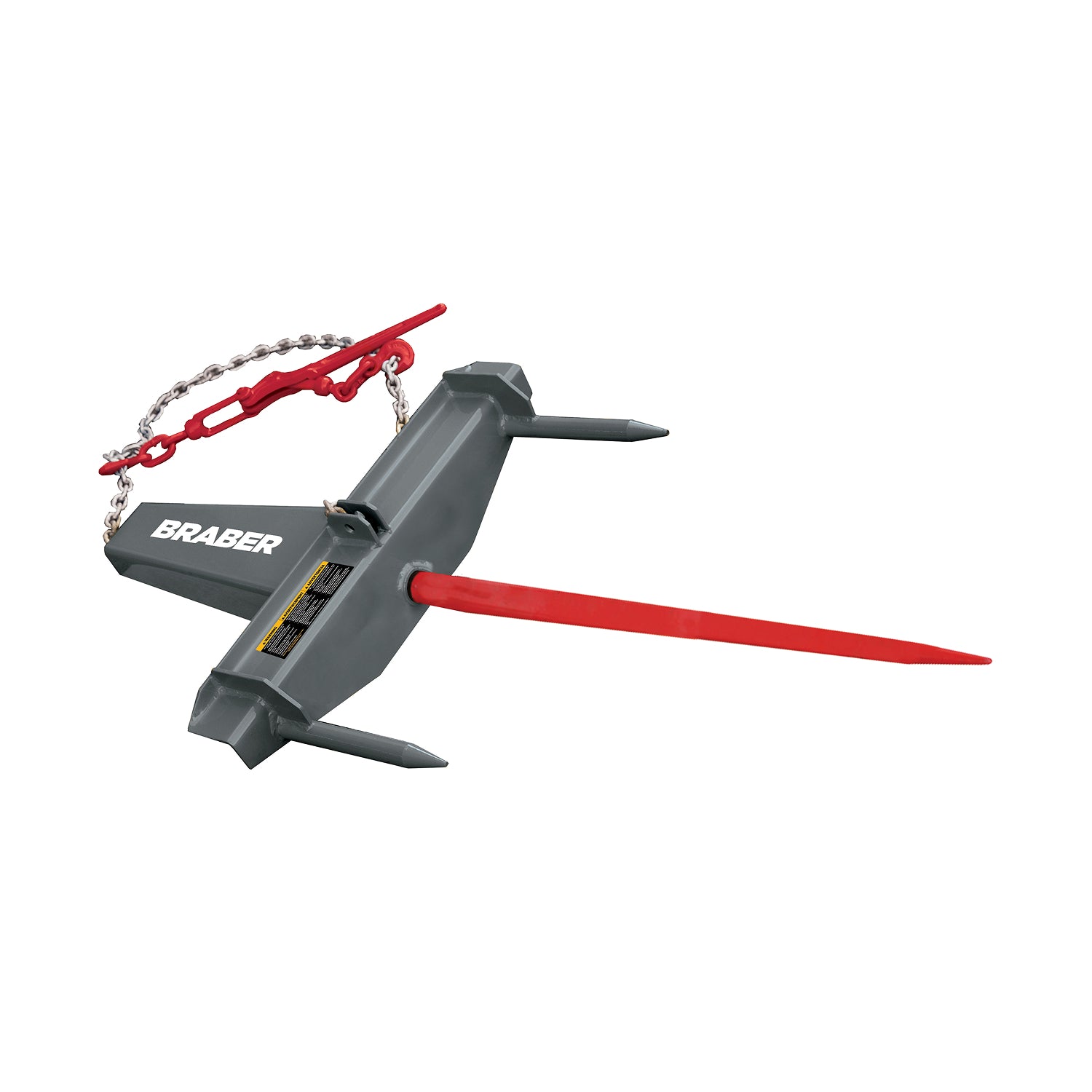 Bucket-Mount Bale Spear Single 2000 lb – BE-BSBM1N-1