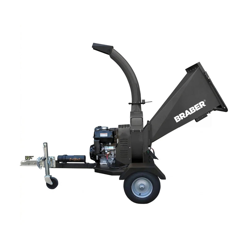 Flywheel Wood Chipper Shredder 4" Capacity 420cc – BE-WCGF4R13-zoom-