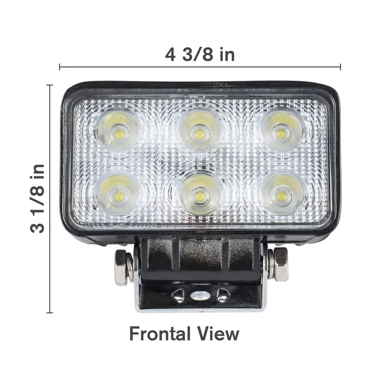 18W 1,200 Lumen Flood Light - 6 Epistar LEDs