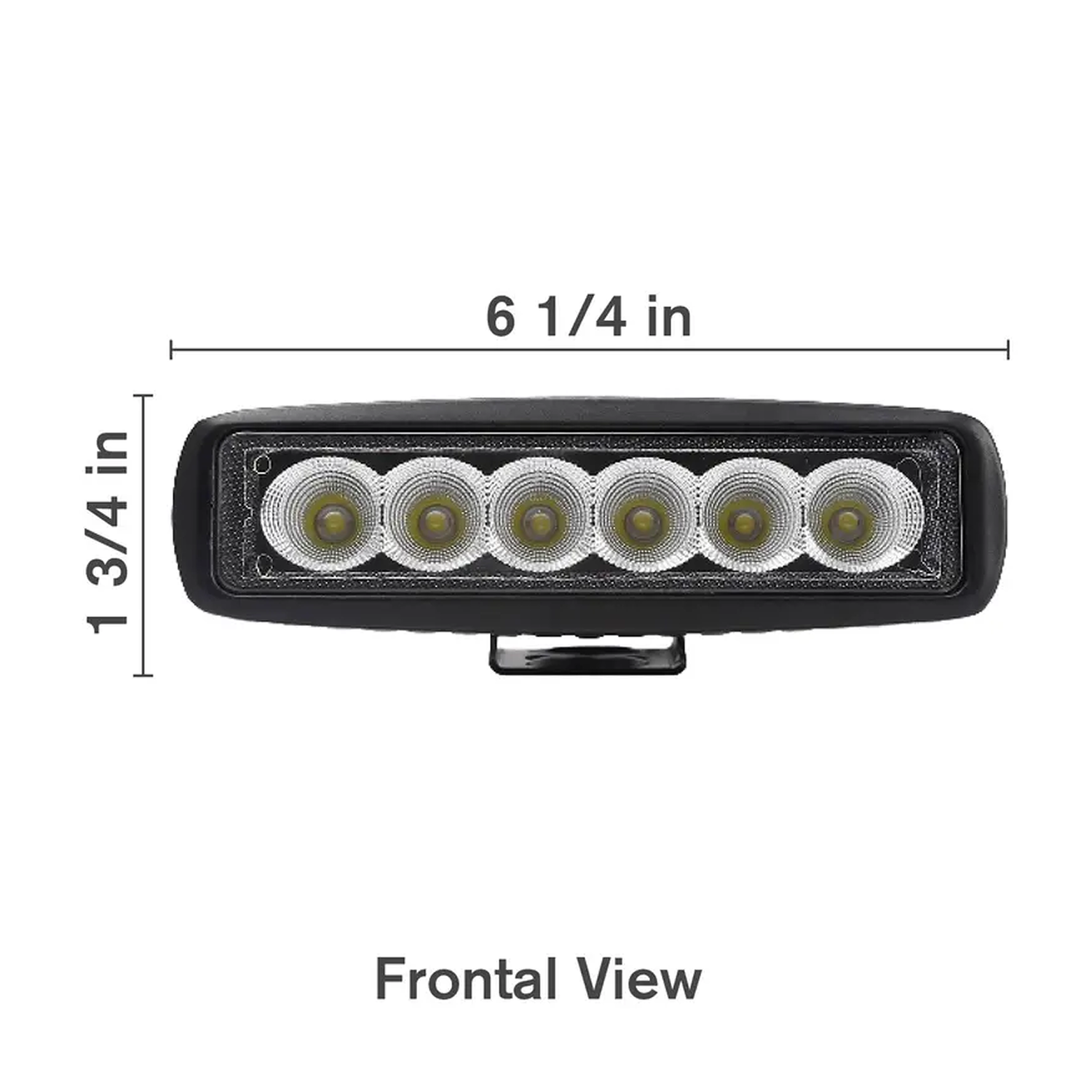 18W 1,350 Lumen Flood Light - 6 Epistar LEDs
