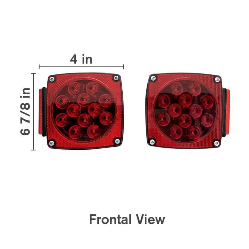 12V 22' Submersible LED Trailer Light Kit-zoom-