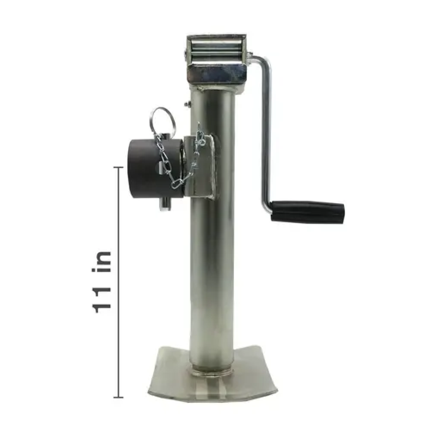 10" 7,000LB Side Wind Zinc Plated Jack