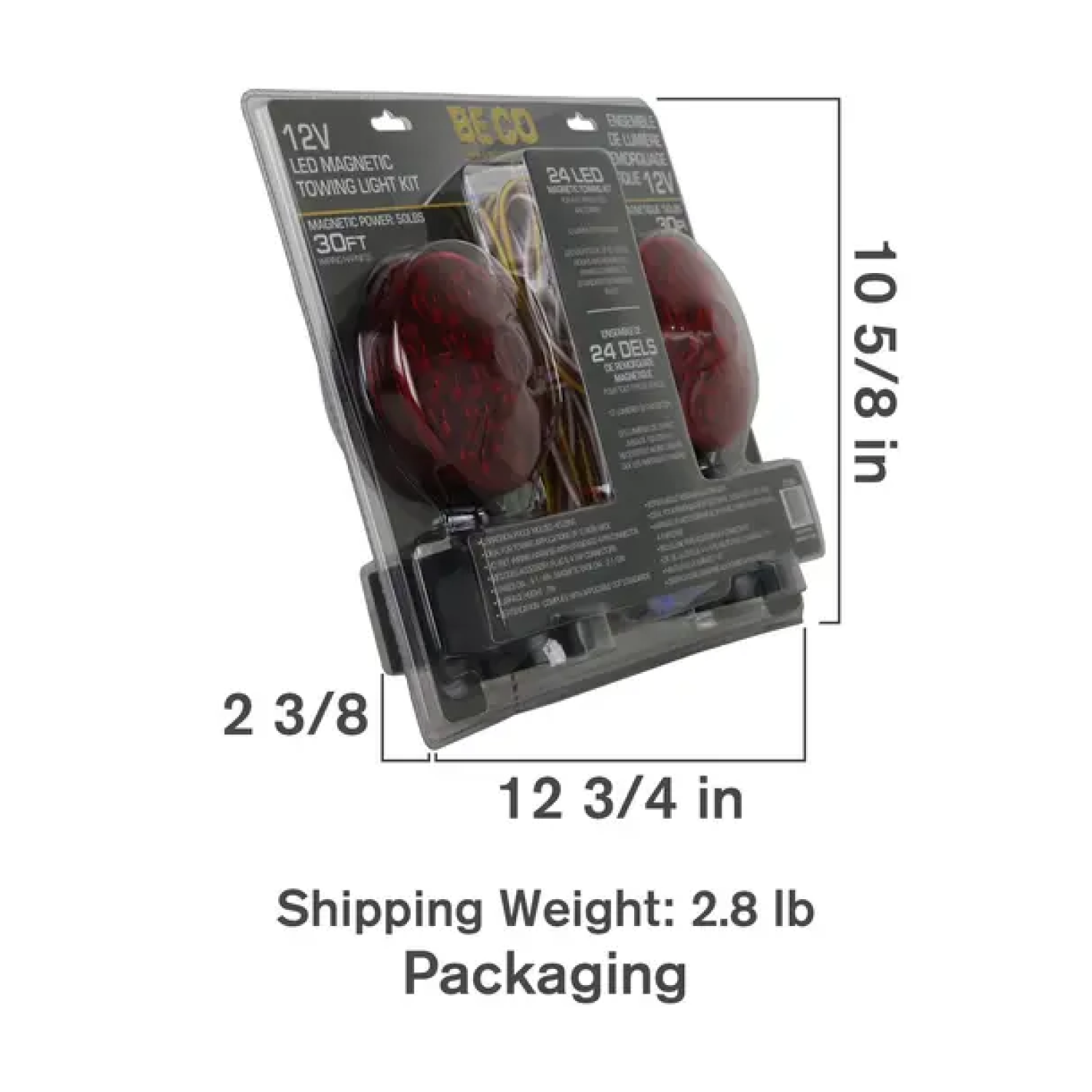 12V Commerical Grade 24 LED Towing Lights-1