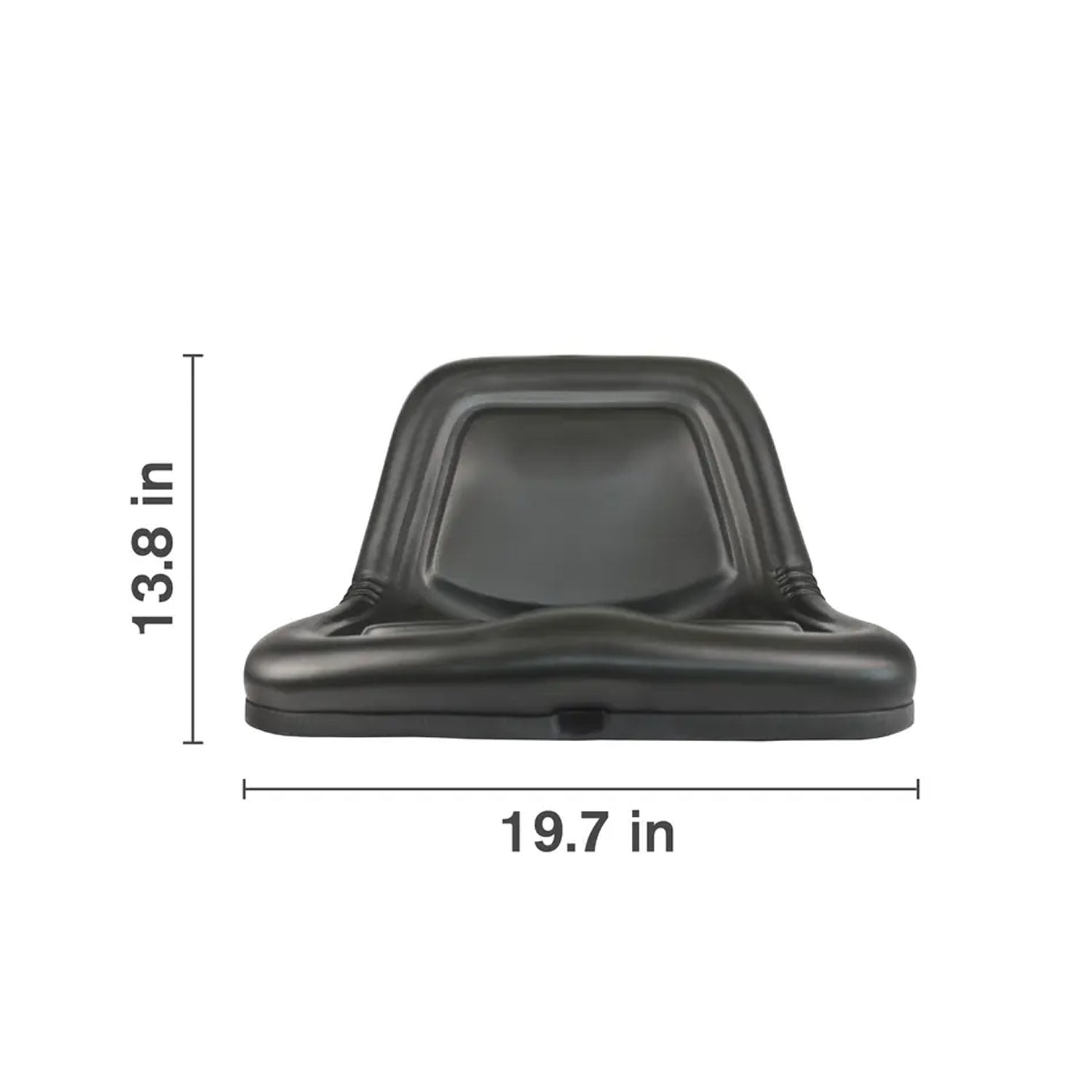 Lawn & Garden Deluxe High Steel Back Seat