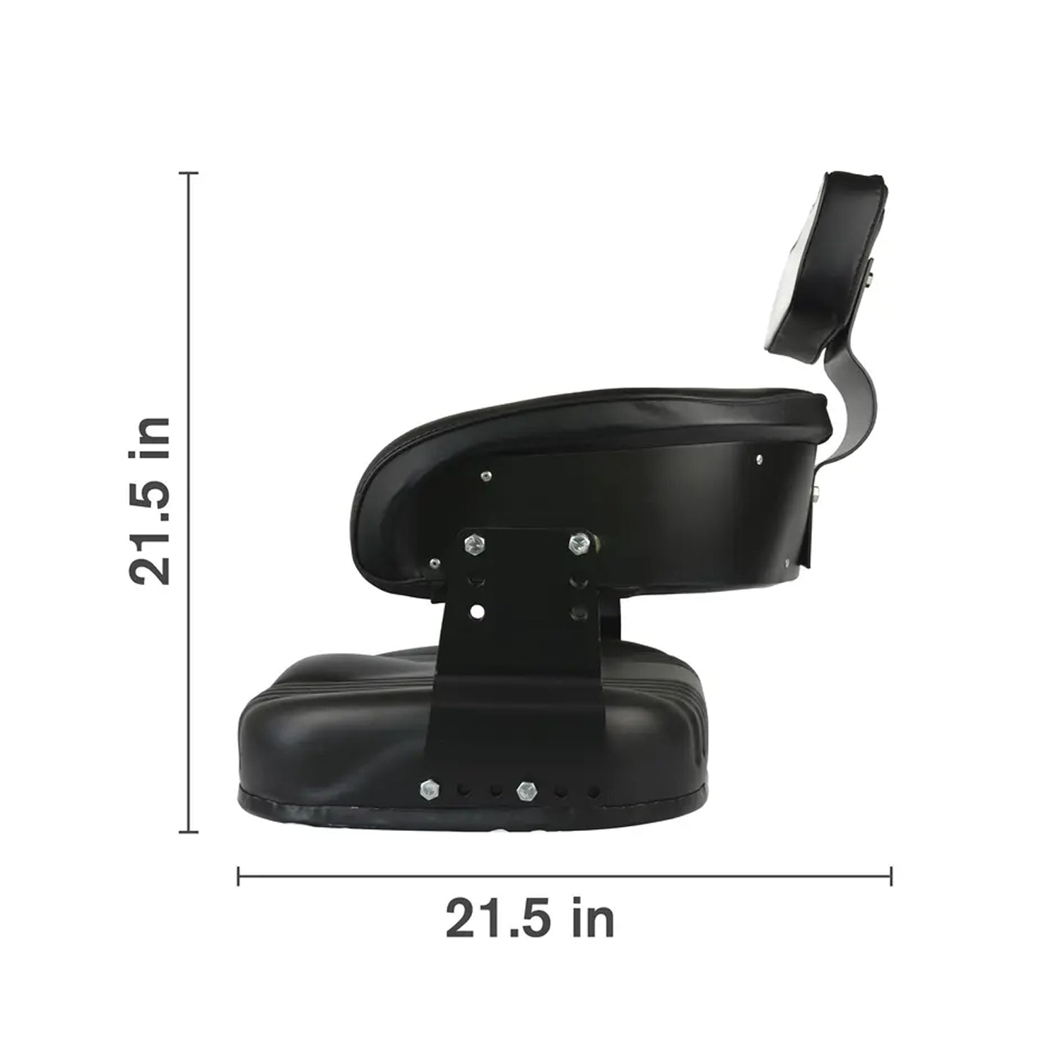 IH 3-Piece Seat Cushion Set, Black / White-zoom-2