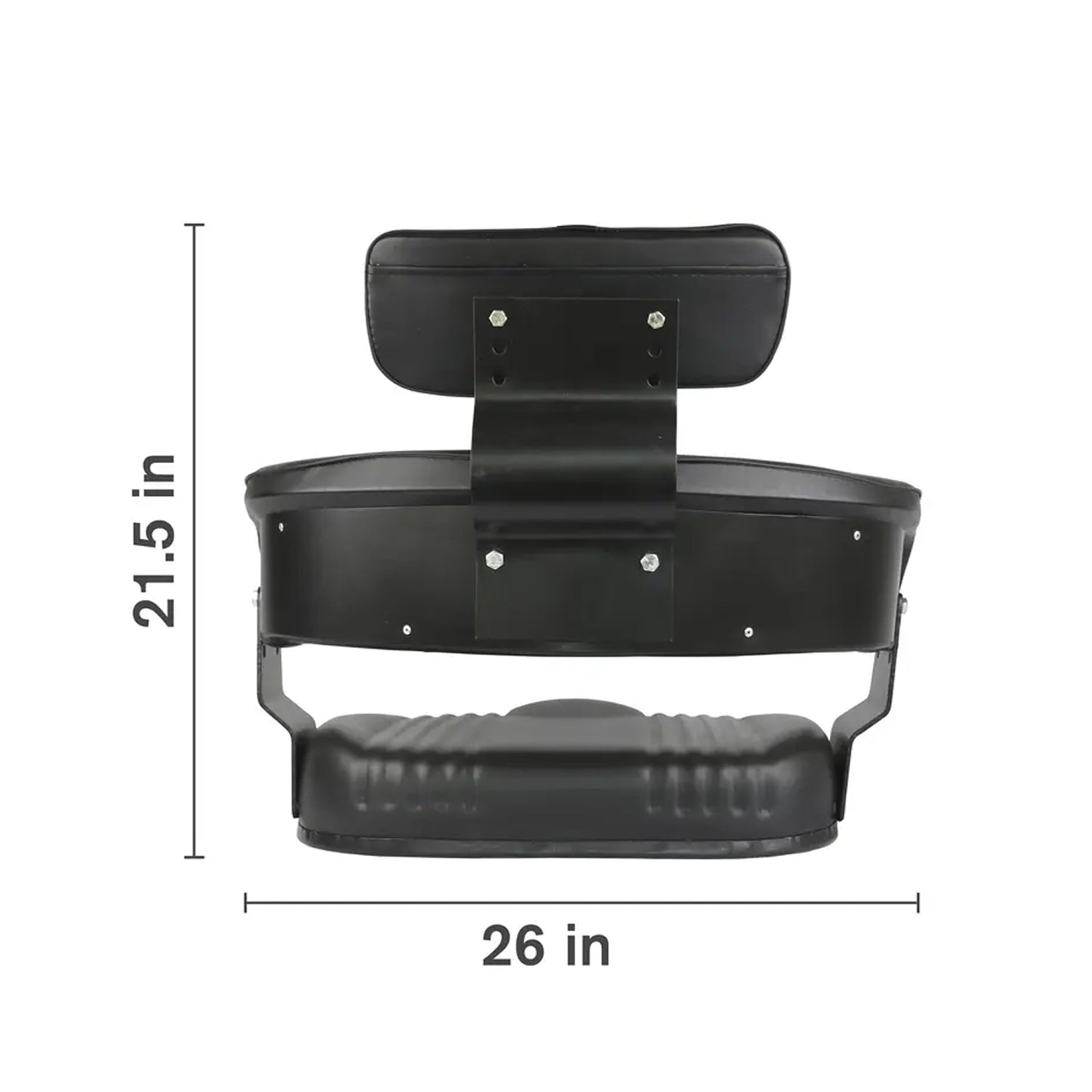 IH 3-Piece Seat Cushion Set, Black / White-3