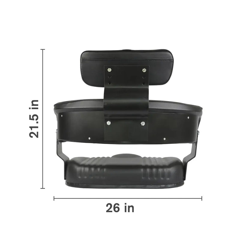 IH 3-Piece Seat Cushion Set, Black / White-zoom-
