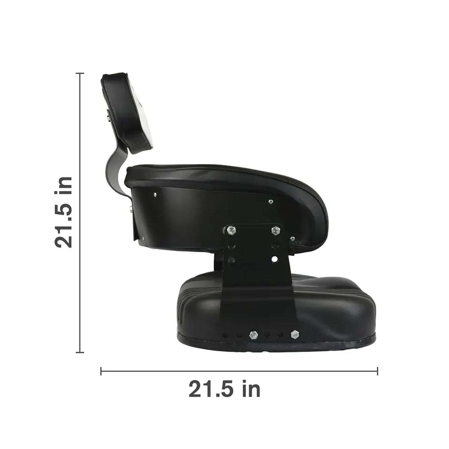 IH 3-Piece Seat Cushion Set, Black / White-zoom-4