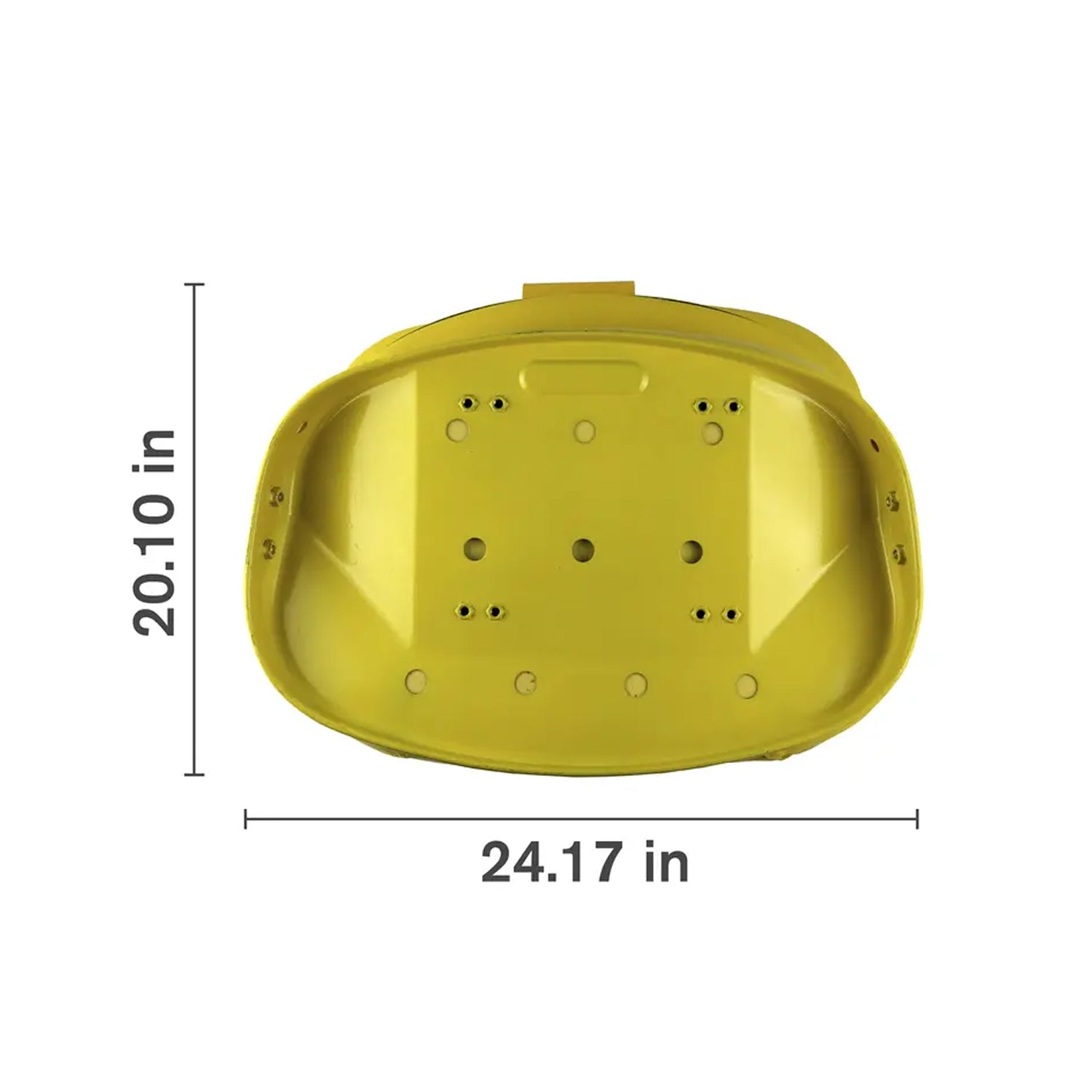 3-Piece Tractor Seat Cushion Set, Yellow-6