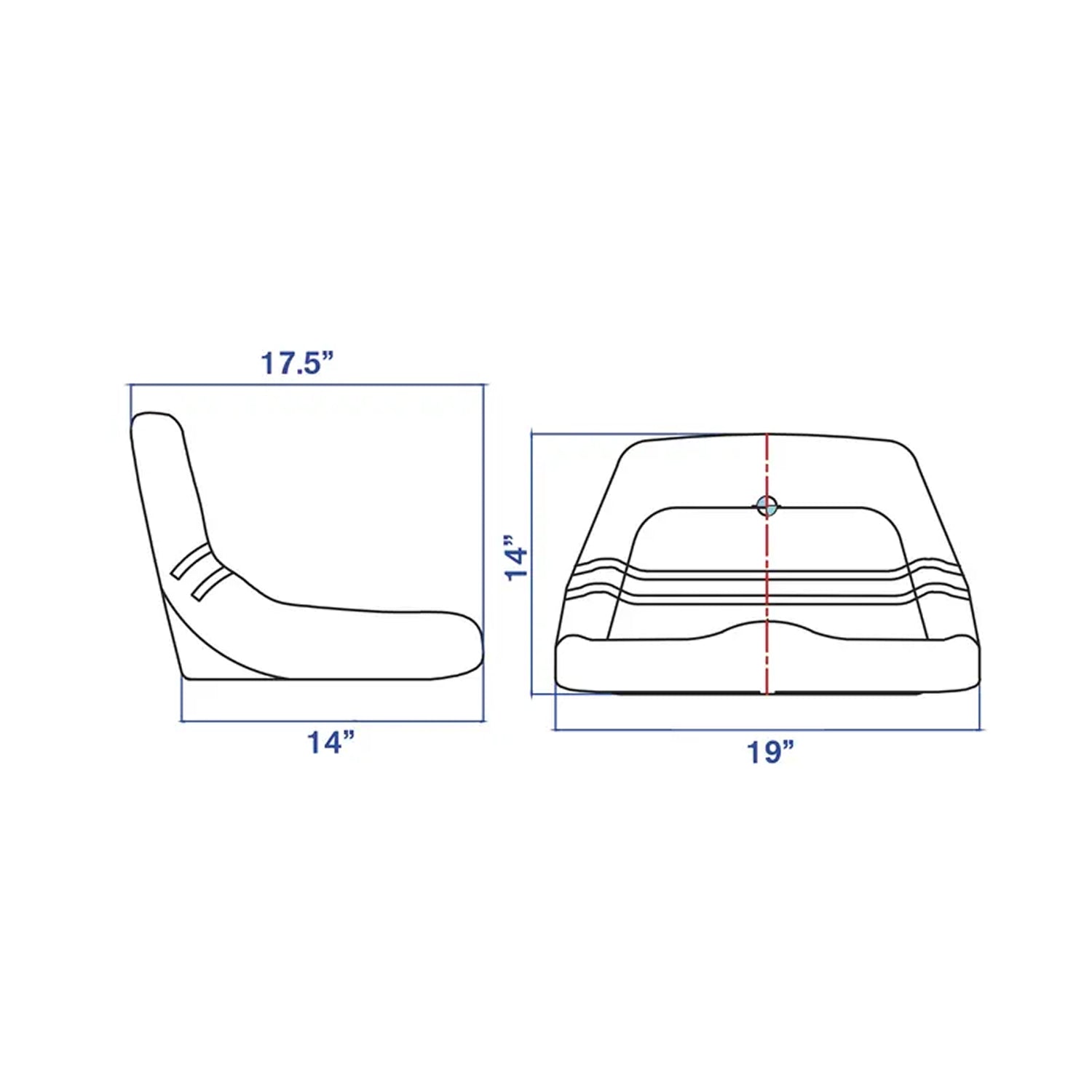Lawn & Garden Seat, Black-8