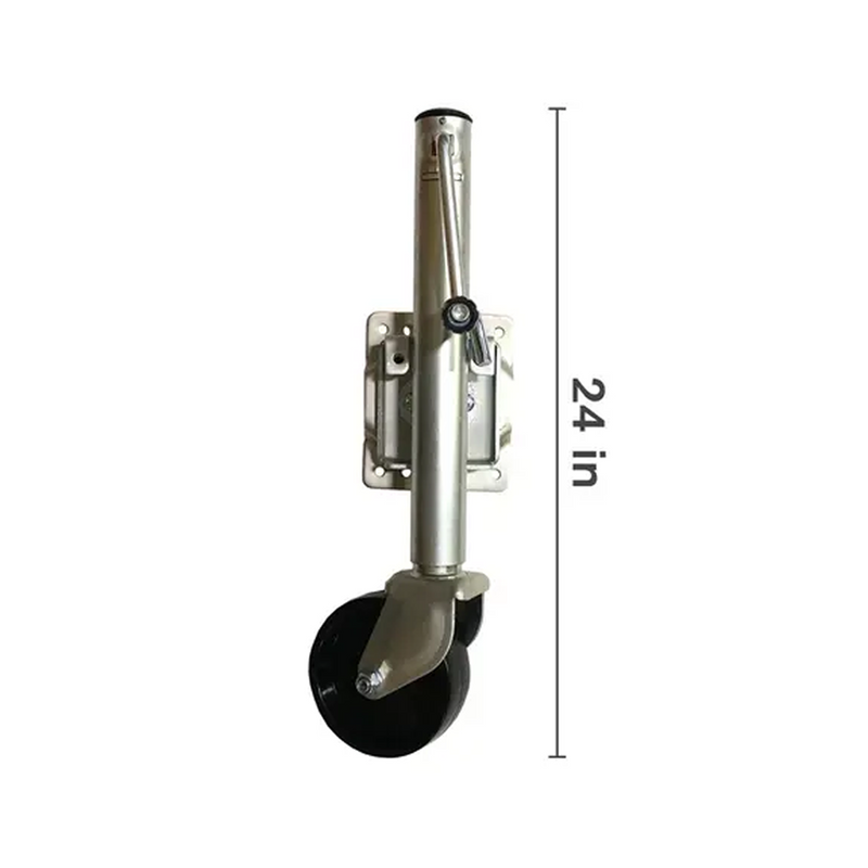 10" 10,000LB Trailer Jack with Swivel Wheel-zoom-