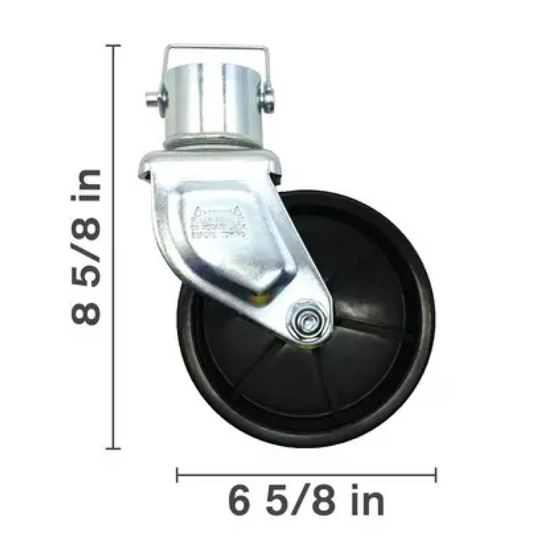 6" Wheel Assembly with Fork-zoom-