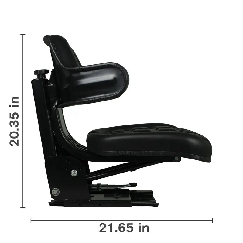Agricultural Universal Suspension Seat, Black