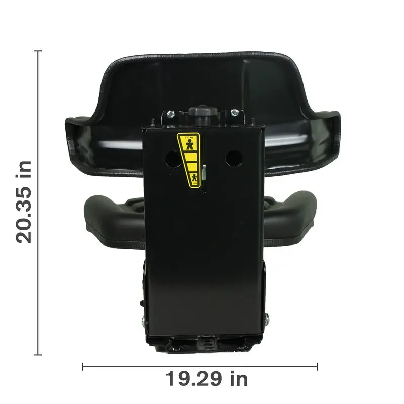 Agricultural Universal Suspension Seat, Black-3