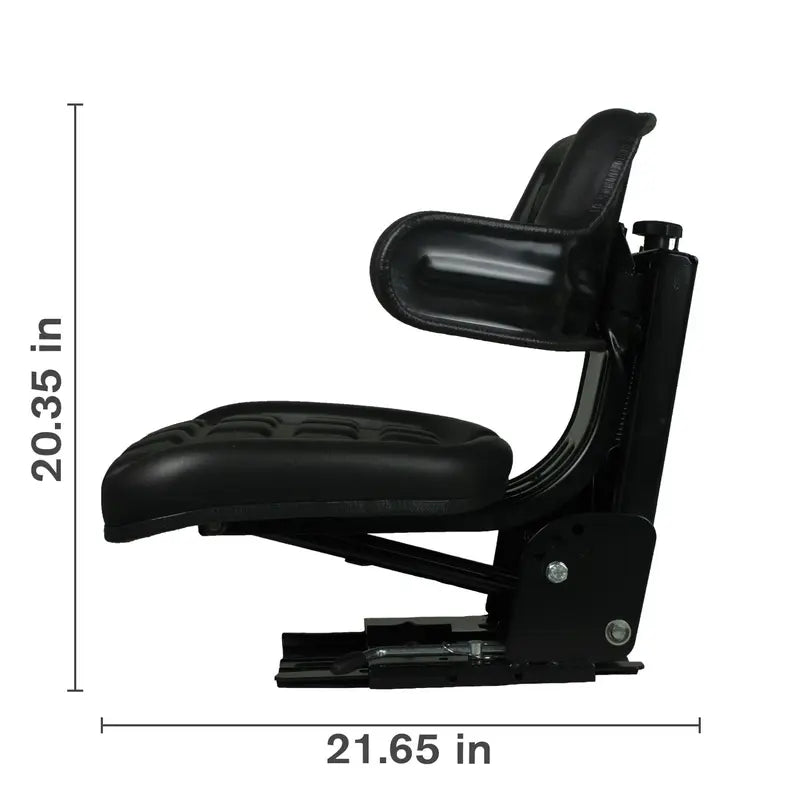 Agricultural Universal Suspension Seat, Black-4