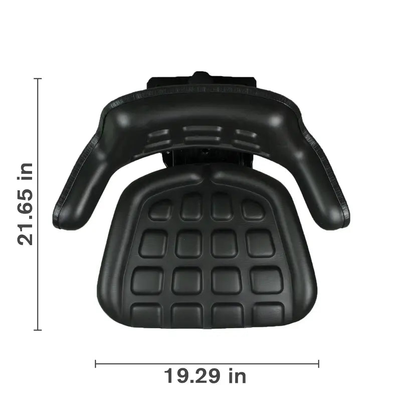 Agricultural Universal Suspension Seat, Black-zoom-