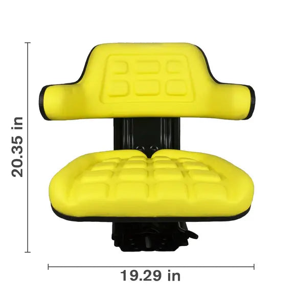 Agricultural Universal Suspension Seat, Yellow