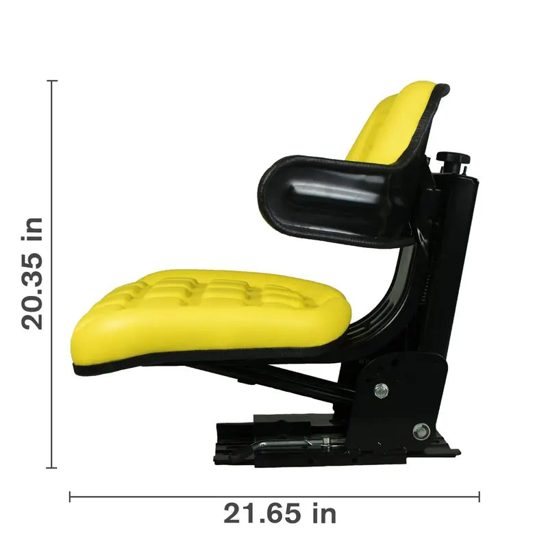 Agricultural Universal Suspension Seat, Yellow-zoom-4